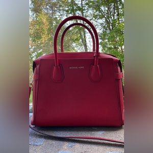 Red Michael kors bag